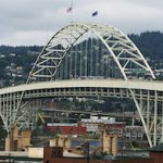 Fremont Bridge in Portland, Oregon